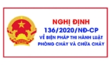 NGHỊ ĐỊNH 136 HƯỚNG DẪN LUẬT PCCC VÀ CHCN